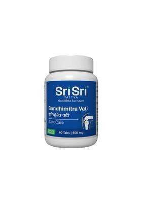 Sri Sri Tattva Sandhimitra Vati 500 mg, 60 Tablets | Authentic Ayurvedic Formula | Joint Health, Mobility & Flexibility Support