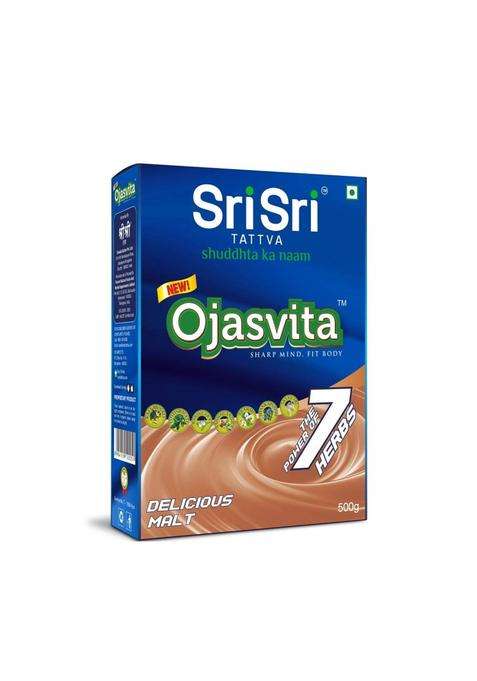 Sri Sri Tattva Ojasvita Malt 500g (Pack of 2) | Drink Mix for Sharp Mind & Healthy Body
