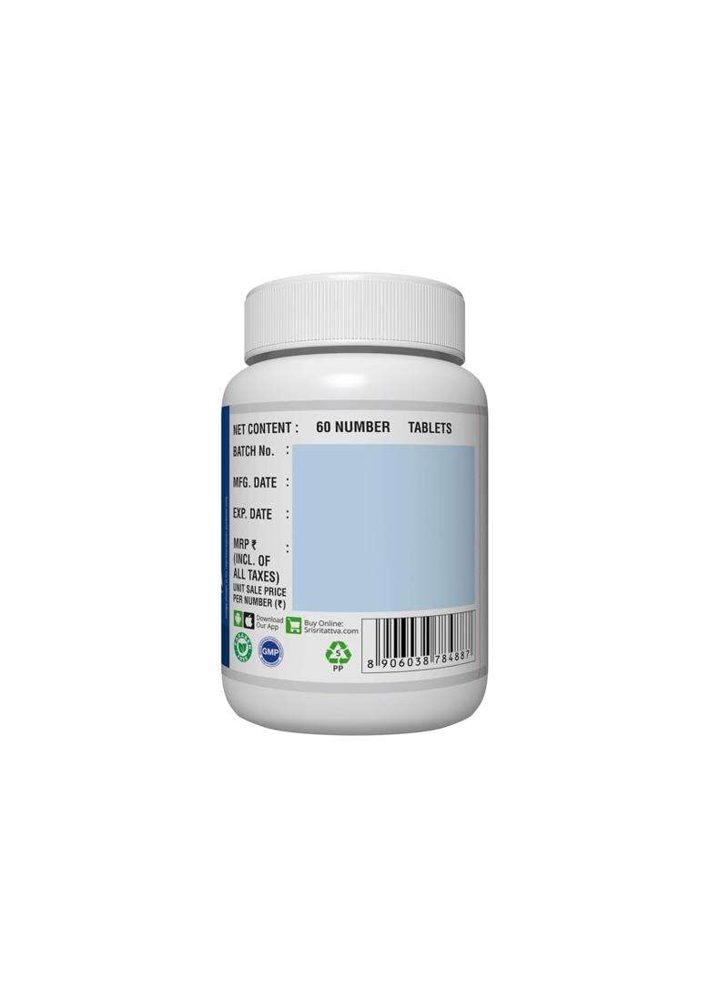 Sri Sri Tattva Ospo-C Tablets 500mg | Authentic Traditional Formula | 60 Tablets | Bone Strength & Skeletal Wellness | Herbal Bone Care Formula - Indya