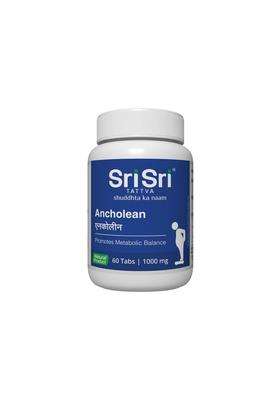 Sri Sri Tattva Ancholean 1000 mg, 60 Tablets | Metabolic & Lipid Wellness Support