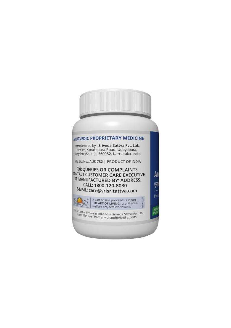 Sri Sri Tattva Ancholean 1000 mg, 60 Tablets | Metabolic & Lipid Wellness Support - Indya
