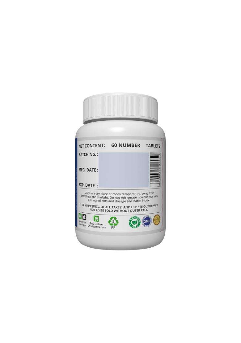 Sri Sri Tattva Ancholean 1000 mg, 60 Tablets | Metabolic & Lipid Wellness Support - Indya