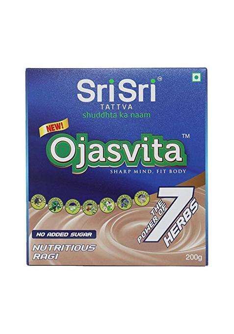 Sri Sri Tattva Ojasvita Ragi Box Refill 200 g | Drink Mix for Sharp Mind & Healthy Body