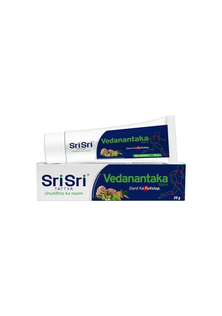 Sri Sri Tattva Ayurveda Sri Sri Tattva Vedanantaka Balm-30 g (Pack of 5) | Authentic Traditional Formula - Indya