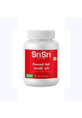 Sri Sri Tattva Rasnadi Vati 500mg, 30Tab | Authentic Ayurvedic Formula