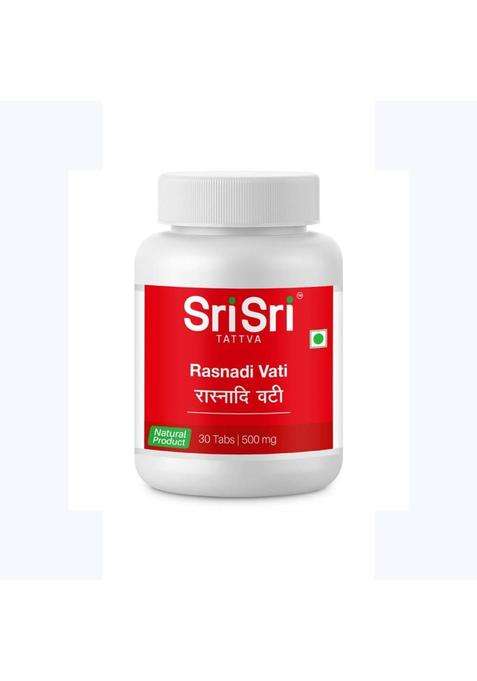 Sri Sri Tattva Rasnadi Vati 500mg, 30Tab | Authentic Ayurvedic Formula