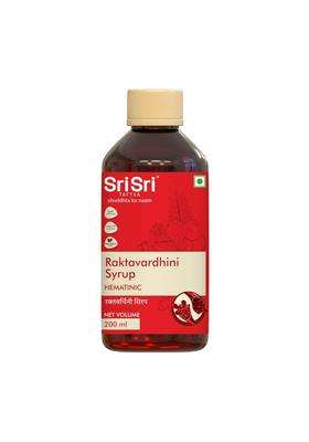 Sri Sri Tattva Raktavardhini Syrup 200 ml | Blood Health & Vitality Support | Hematinic Tonic Supporting Healthy Red Blood Cell Formation