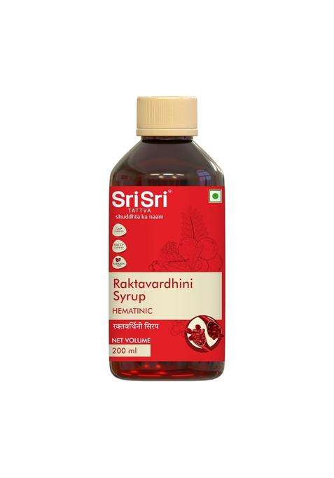 Sri Sri Tattva Raktavardhini Syrup 200 ml | Blood Health & Vitality Support | Hematinic Tonic Supporting Healthy Red Blood Cell Formation