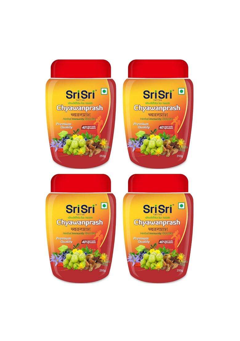Sri Sri Tattva Chyawanprash 250g (Pack of 4) | Authentic Traditional Formula - Indya