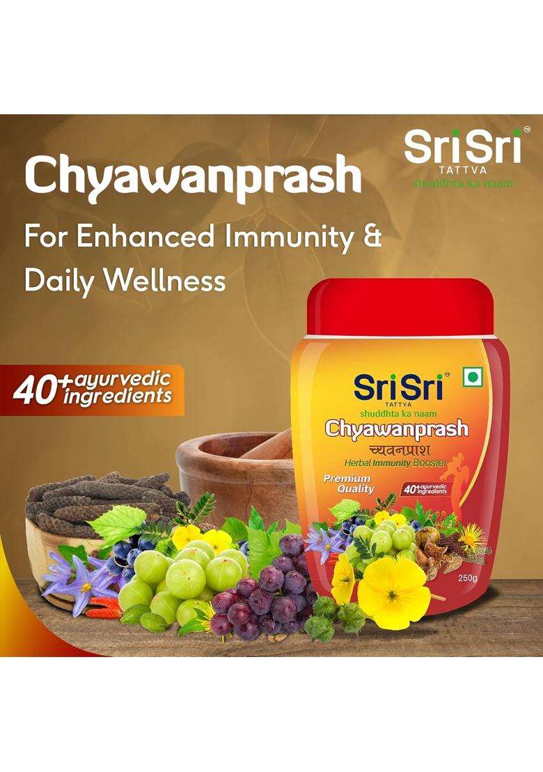 Sri Sri Tattva Chyawanprash 250g (Pack of 4) | Authentic Traditional Formula - Indya