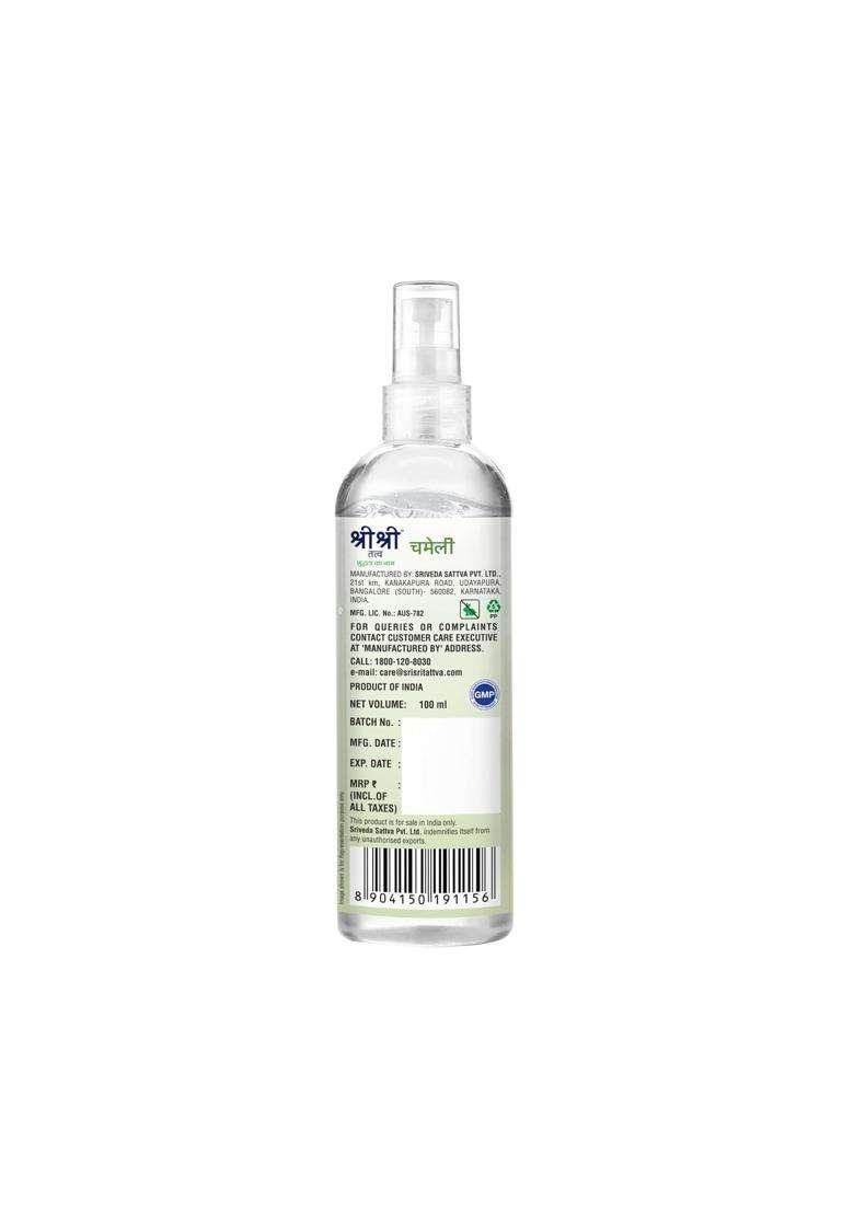 Sri Sri Tattva Chameli 100 ml (Pack of 3) | Tropical Jasmine Mist | Keep Your Skin Calm And Refreshed - Indya