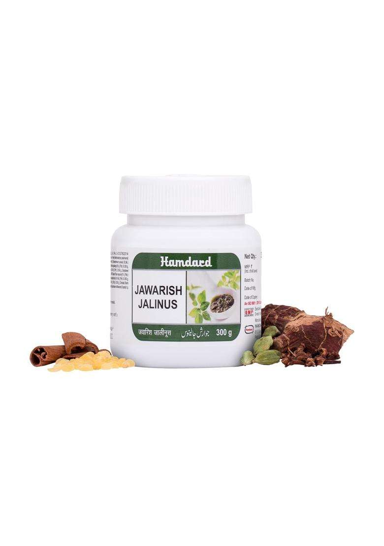 Hamdard Jawarish Jalinus 300 g | Natural Herbal Care | Eases Stomach Discomfort | Support Nutrient Absorption | Promotes Overall Digestive Well-Being - Indya