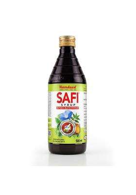 Hamdard Safi Blood Purifier Syrup for Healthy & Glowing Skin 500 ml | 100% Pure | Clear Stomach | Helps to improving Liver Function