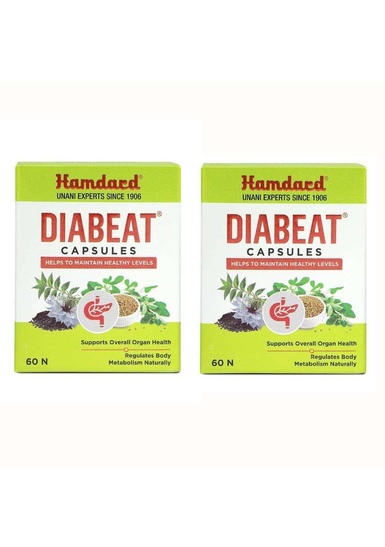 Hamdard Diabeat Capsules (Pack of 2) - Indya