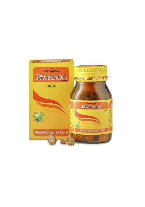 Hamdard Pachnol -100 Tablet-For Acidity & Gas Relief (Pack of 2) | Strengthens the Digestive System | heart burn, gastric