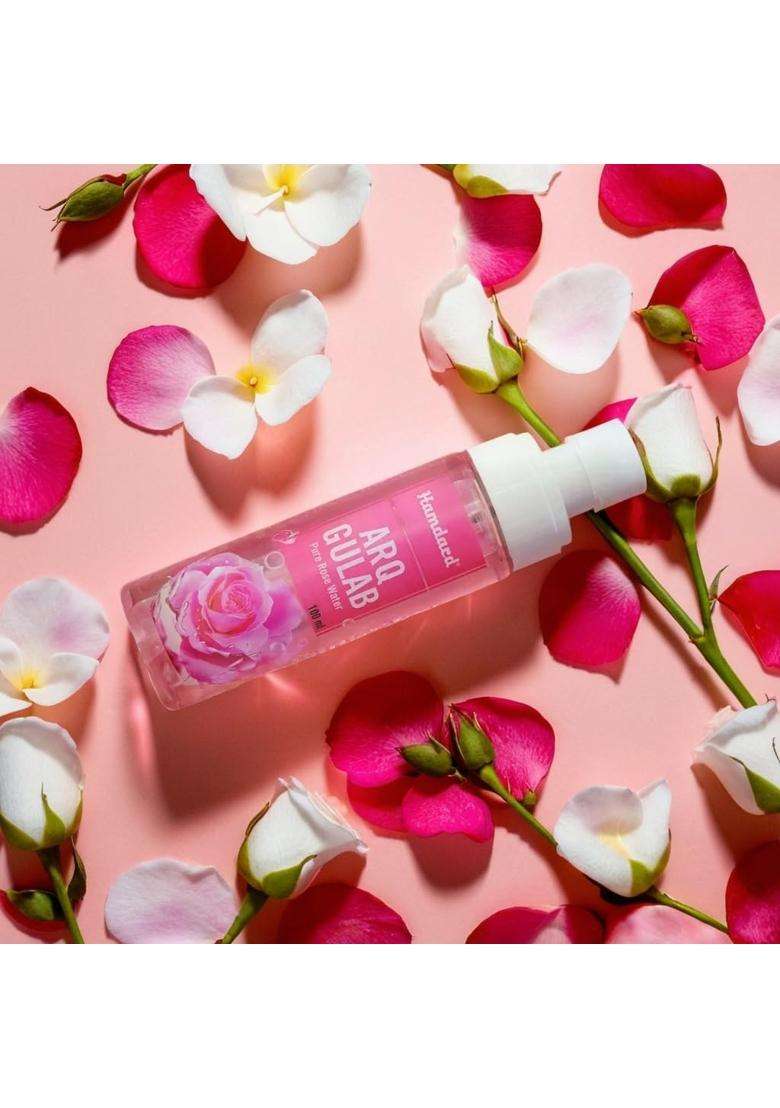 Hamdard Pure Rose Water For Face 100 ml (Pack of 3) | Bulgarian Rose for Youthful & Healthy Skin | Face Mist Toner Spray | Hydrates & Tighten Pores - Indya