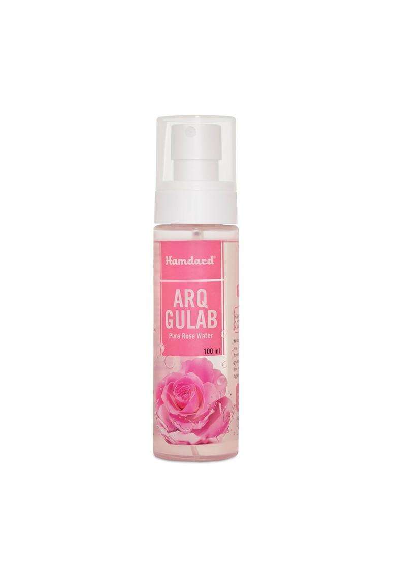 Hamdard Pure Rose Water For Face 100 ml (Pack of 3) | Bulgarian Rose for Youthful & Healthy Skin | Face Mist Toner Spray | Hydrates & Tighten Pores - Indya