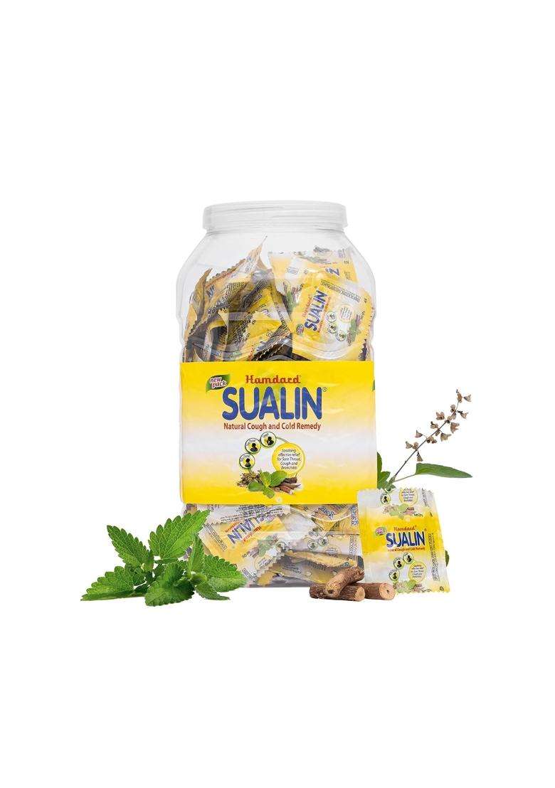 Hamdard Sualin Tablets for Cold & Cough Remedy l Effective for Throat Pain 400 Tablets | All-natural | Helps Soothe Itchy Throat and Ease Soreness - Indya