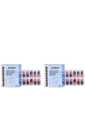 Hamdard Hamdoroid 60 Capsules (Pack of 2) | Unani Formulation | Provides Relief from Constipation | Helps in Bowel Movement | Eases Discomfort