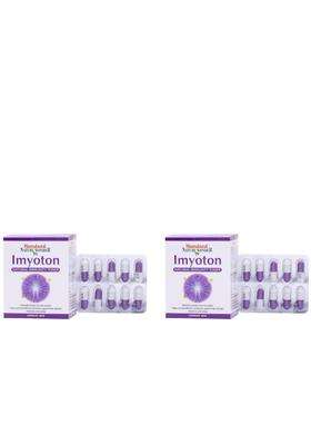 Hamdard Imyoton Capsule for Immunity 60 Capsule (Pack of 2) | Natural Herbal Care | Supports Immune System | Helps in Managing Stress and Infections