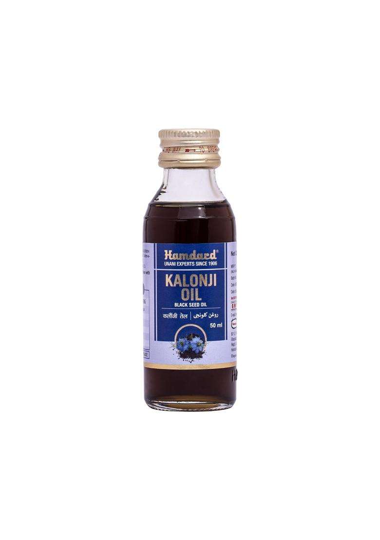 Hamdard Kalonji Oil for Healthy Skin & Hair 50 ml (Pack of 2) | Strengthens Hair & Smoothness Skin-(Blackseed Oil)-50 ml - Indya