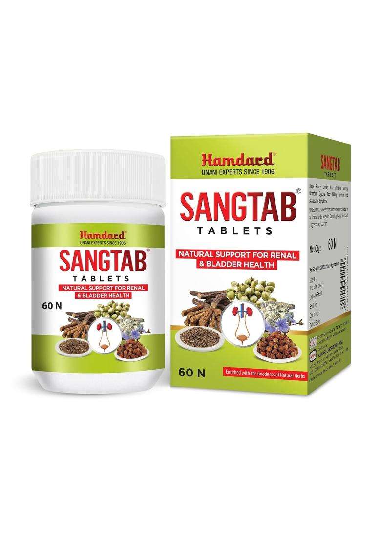 Hamdard Sangtab Tablets 60 Tab | Authentic Ayurvedic Formula | Urinary Care - Indya