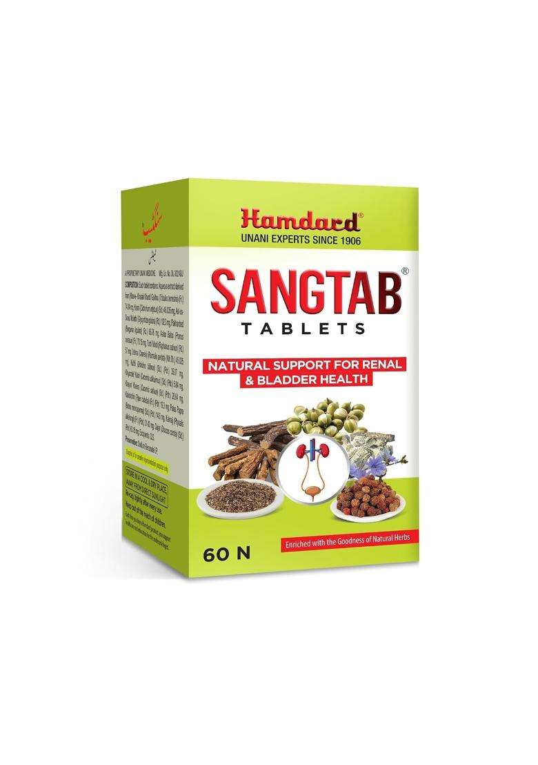 Hamdard Sangtab Tablets 60 Tab | Authentic Ayurvedic Formula | Urinary Care - Indya