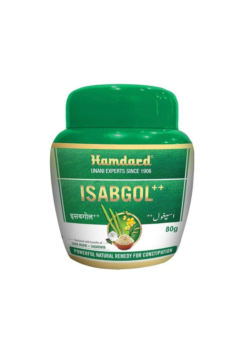 Hamdard Isabgol++ 100g | Natural Herbal Care | Natural Digestive Support | Relieves Constipation & Promotes Laxation - Indya