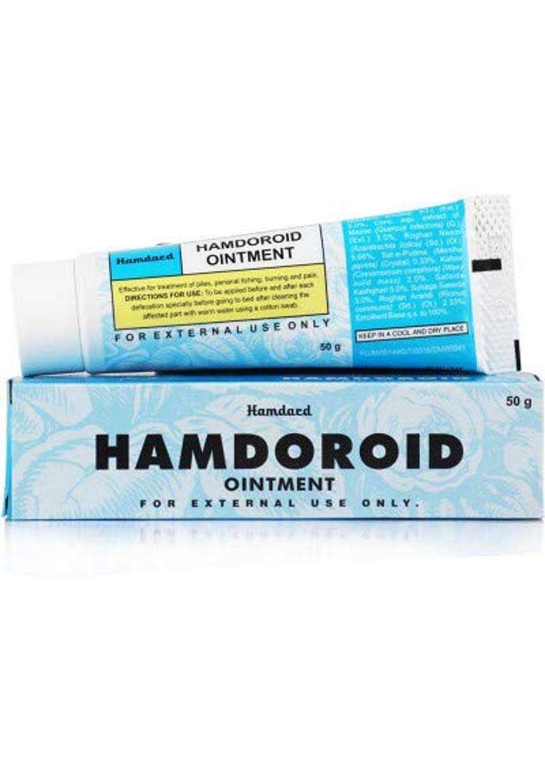 Hamdard Hamdoroid Ointment (50g) (Pack of 3) - Indya
