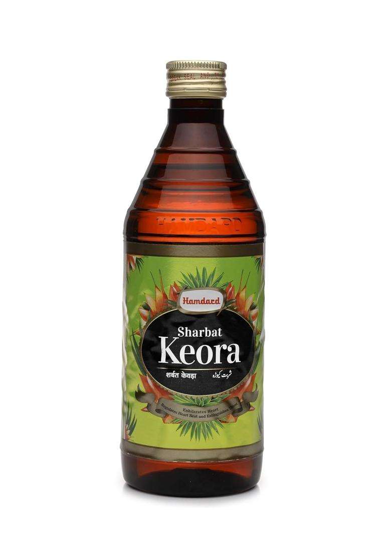 Hamdard Sharbat Keora 500 ml | Heart Comfort, Beat Regulation, Cooling, Refreshing & Thirst Relief - Indya