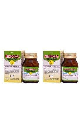Hamdard Mindoza Herbal Remedy 50 Tablets (Pack of 2) | Natural Herbal Care | Supports Calcium Levels | Manages Oral Health | Helps Strengthen Bones