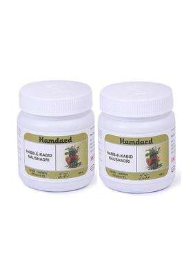 Hamdard Habbe Kabid Naushadri 100 Pills (Pack of 2) | Authentic Ayurvedic Formula | Liver Health Support | Aids Digestion