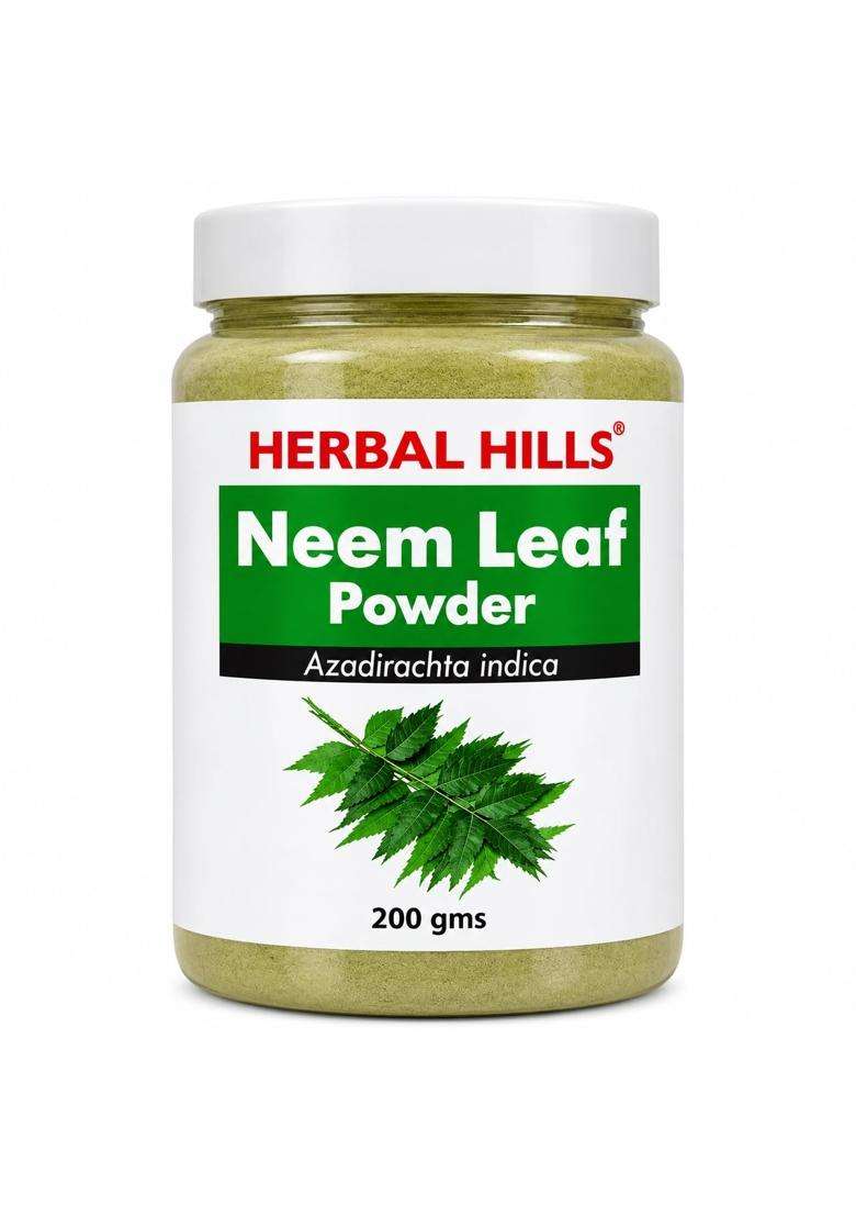 Herbal Hills Neem Powder, 200 g (Pack of 5) | Natural Herbal Care - Indya