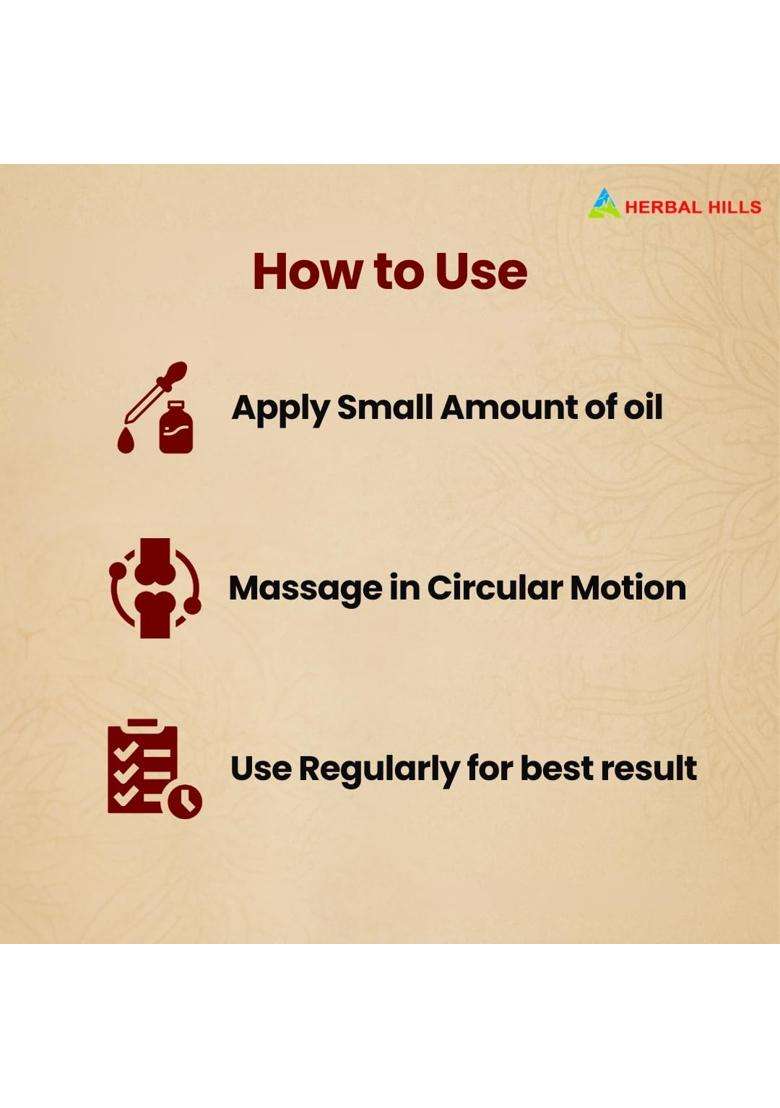 Herbal Hills Arthrohills Ultra Joint Oil For Knee, Back, Shoulder & Muscle Stiffness, Fast-Absorbing, Non-Greasy Formula 100 ml (Pack of 5) - Indya