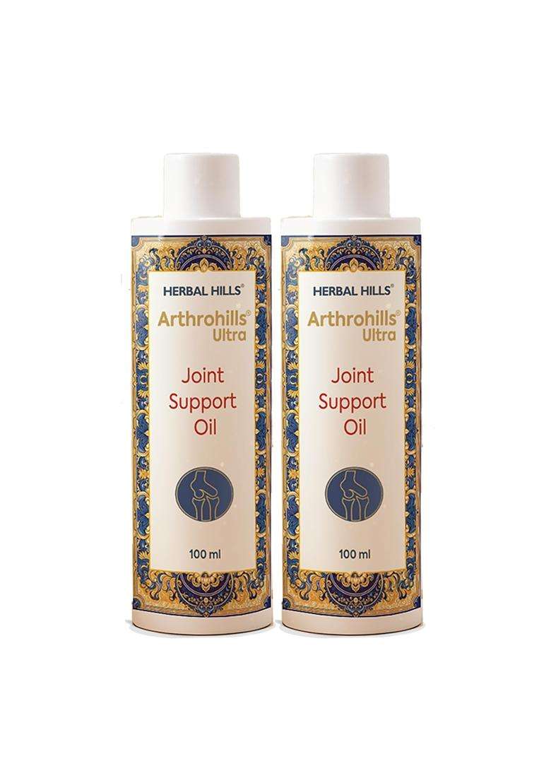 Herbal Hills Arthrohills Ultra Massage Oil, 100 ml (Pack of 2) | Natural Herbal Care - Indya