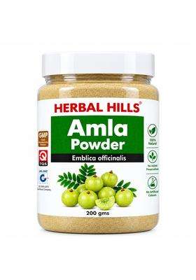 Herbal Hills Amla Powder, 200 g (Pack of 5) | Natural Herbal Care