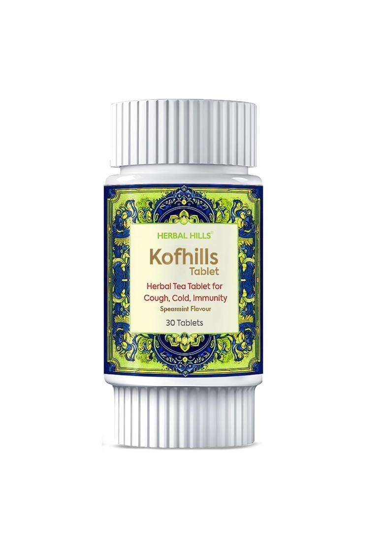 Herbal Hills Kofhills Tablets, 30 Count | Natural Herbal Care - Indya