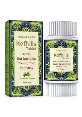 Herbal Hills Cough Kofhills Tablets, 30 Count (Pack of 2) | Natural Herbal Care