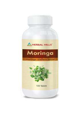 Herbal Hills Moringa Tablets, 60 Count (Pack of 2) | Natural Herbal Care