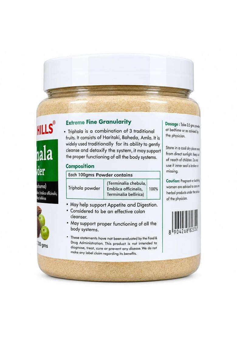 Herbal Hills Triphala Powder, 200 g (Pack of 4) | Natural Herbal Care - Indya