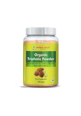 Herbal Hills Triphala Powder, 200 g | Natural Herbal Care