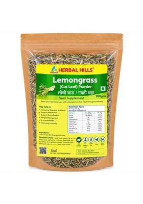 Herbal Hills Lemon Grass, 200 g (Pack of 5) | Natural Herbal Care