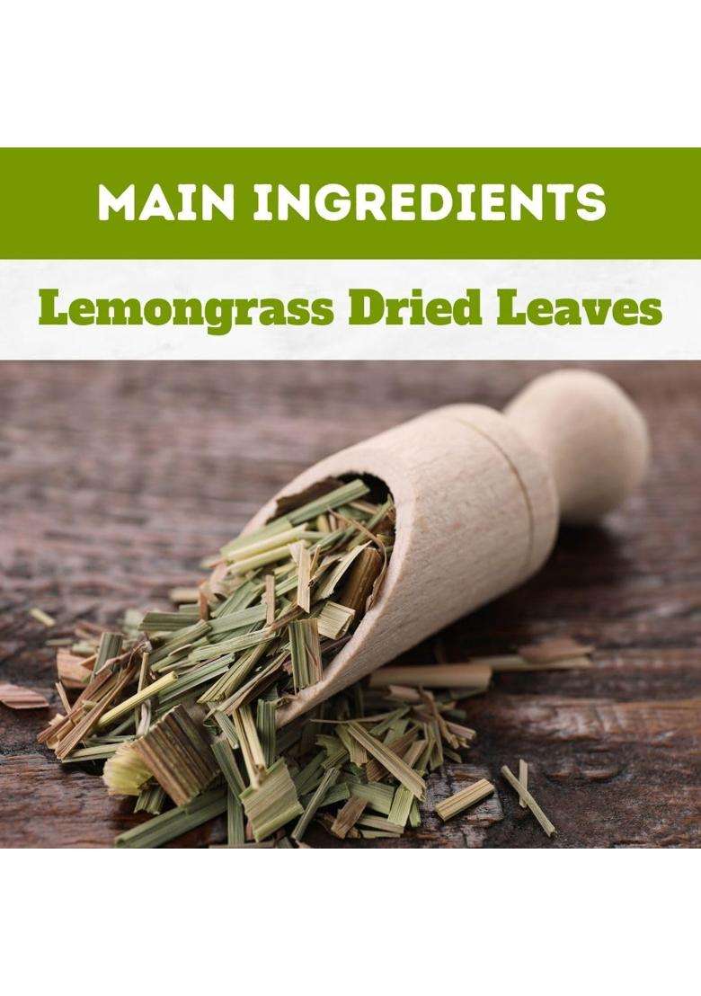 Herbal Hills Lemon Grass, 200 g (Pack of 5) | Natural Herbal Care - Indya
