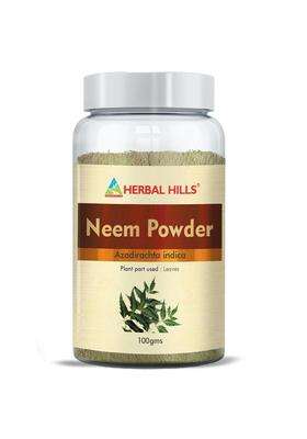 Herbal Hills Neem Powder, 100 g (Pack of 5) | Natural Herbal Care
