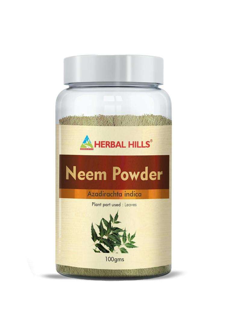 Herbal Hills Neem Powder, 100 g (Pack of 5) | Natural Herbal Care - Indya