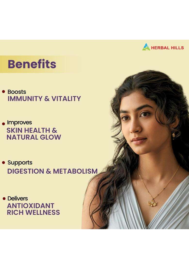Herbal Hills Mix Berry Juice (500 ml | Natural Herbal Care - Indya