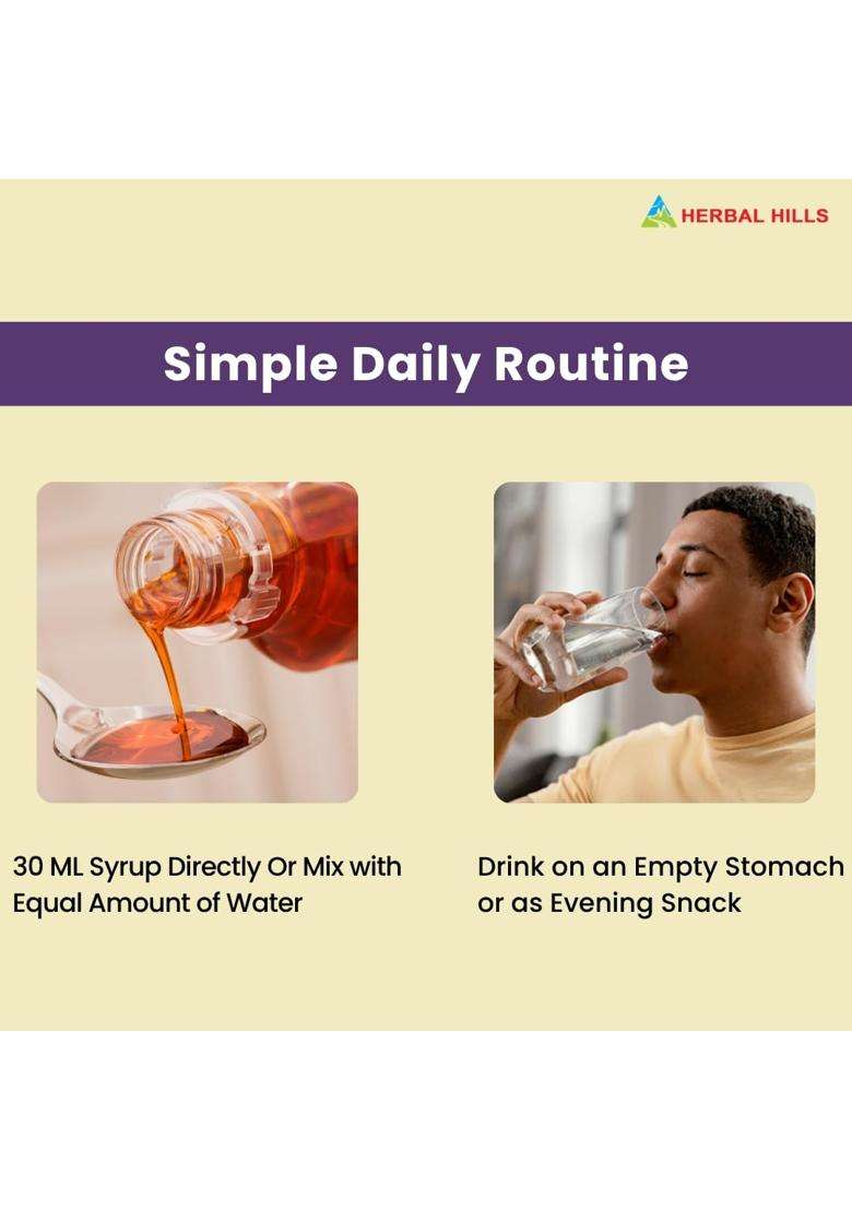 Herbal Hills Mix Berry Juice (500 ml | Natural Herbal Care - Indya