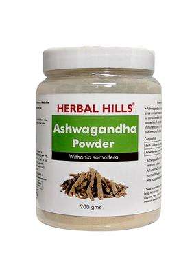 Herbal Hills Ashwagandha Powder, 200 g (Pack of 4) | Natural Herbal Care