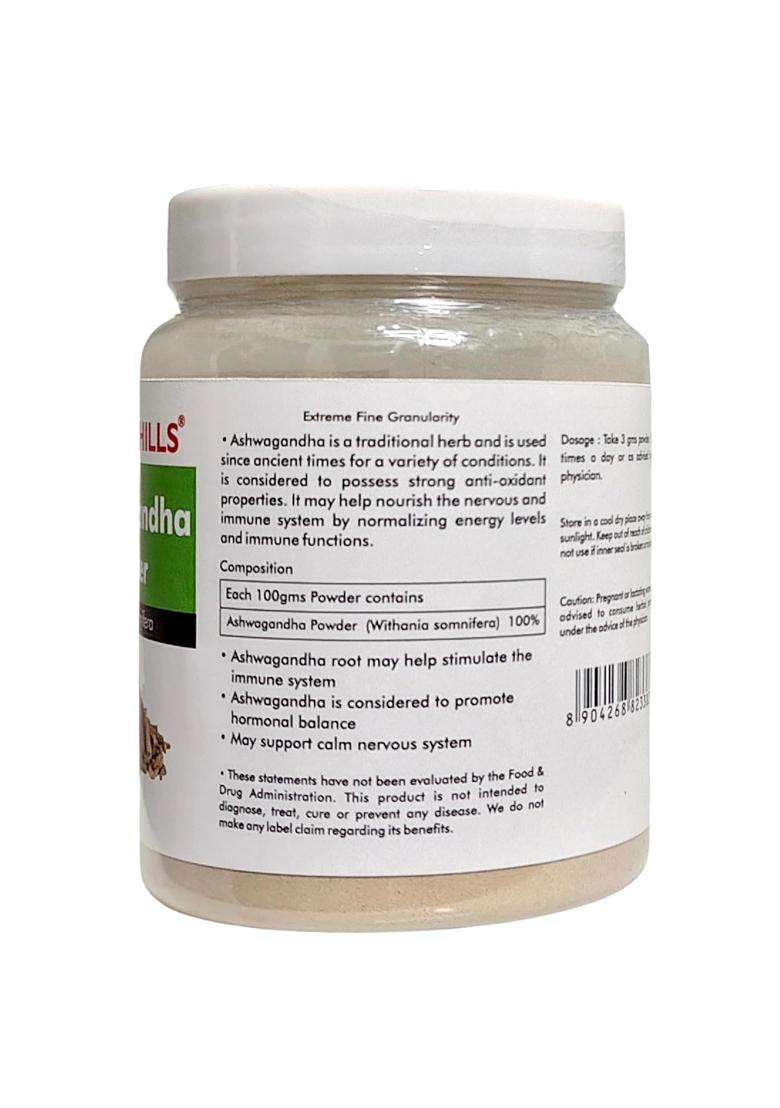 Herbal Hills Ashwagandha Powder, 200 g (Pack of 5) | Natural Herbal Care - Indya