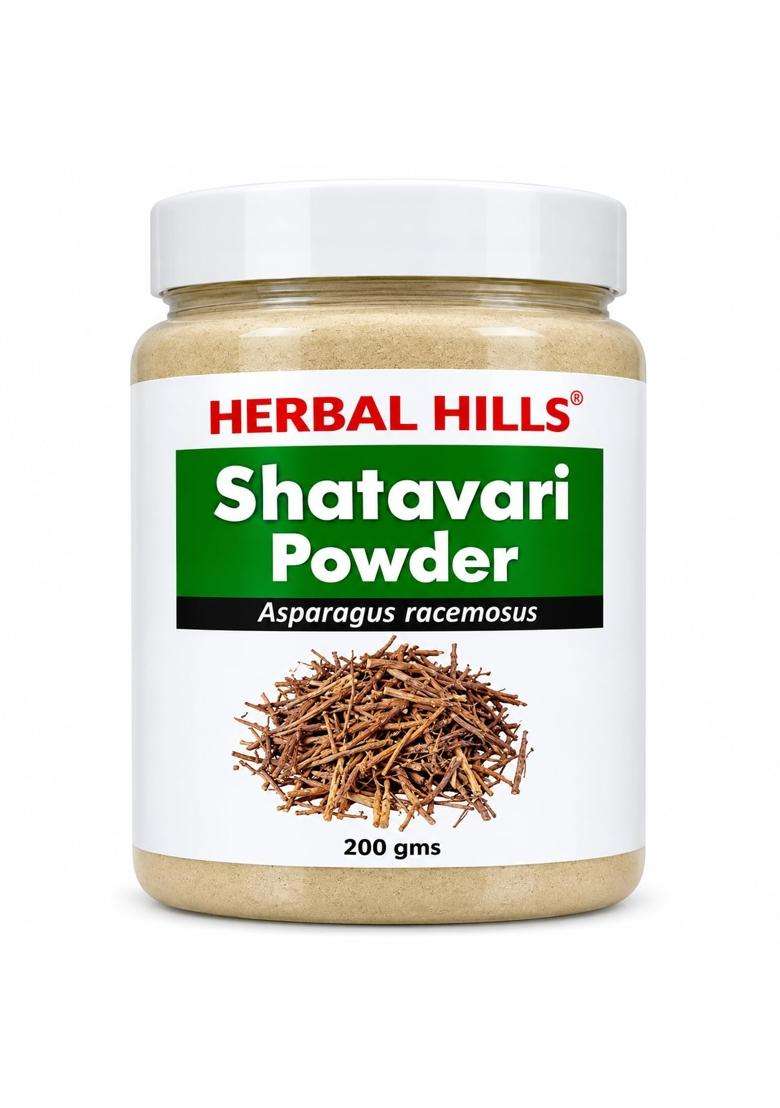 Herbal Hills Shatavari Powder 200 g (Pack of 5) | Natural Herbal Care - Indya